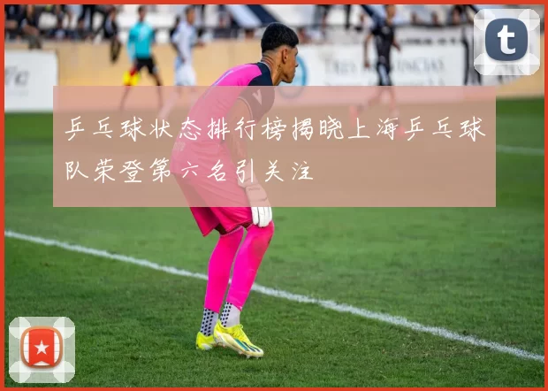 乒乓球状态排行榜揭晓上海乒乓球队荣登第六名引关注