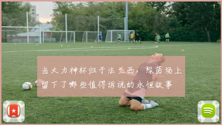当大力神杯归于法兰西，绿茵场上留下了哪些值得诉说的永恒故事