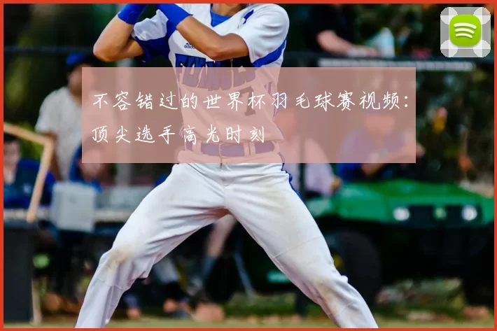 不容错过的世界杯羽毛球赛视频：顶尖选手高光时刻
