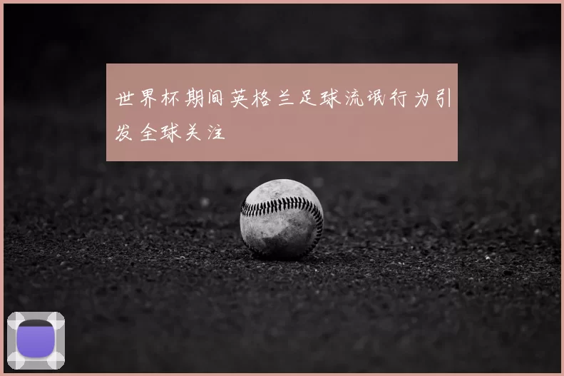 世界杯期间英格兰足球流氓行为引发全球关注